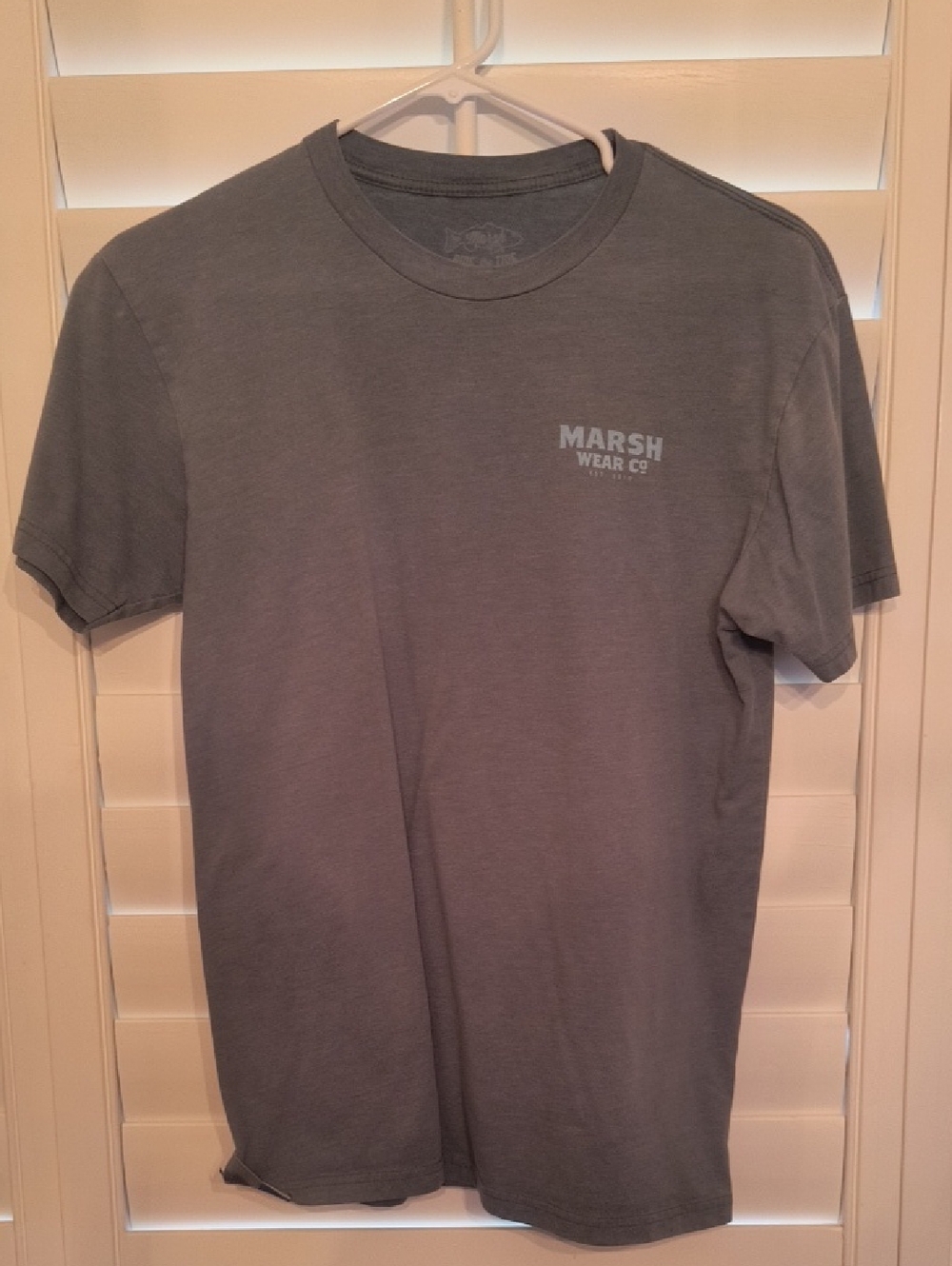 Men's Marsh Wear Short Sleeve Crewneck T-Shirt - Gray